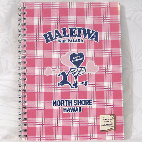 Haleiwa Happy Market ハワイアン・リングノート パラカ レッド